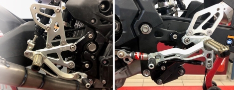 Commandes reculées Robby Moto modèle EVO KAWASAKI NINJA 400 2018 2026