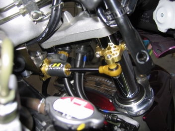 Kit montage pour amortisseur de direction Hyperpro HONDA ST1300 PAN EUROPEAN 2003 2005