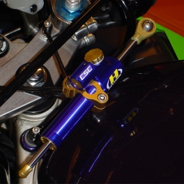 Kit montage pour amortisseur de direction Hyperpro KAWASAKI ZX-6 R 1998 1999;KAWASAKI ZX-6 R-636 1999 +