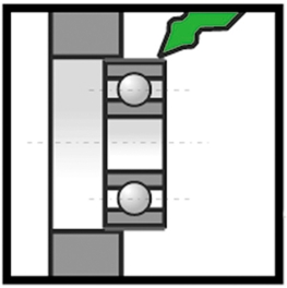 FREIN FILET VERT #7648 VERT