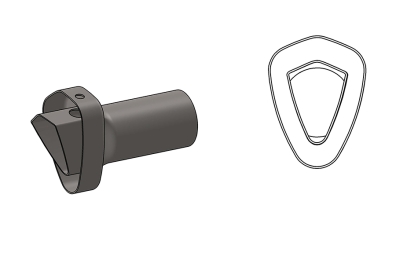 Chicane pour silencieux FORCE EVO