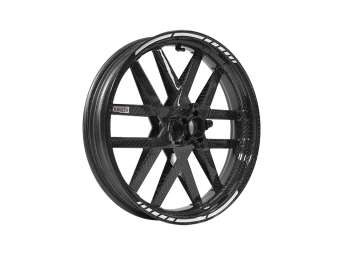 Option sticker blanc sur profil de jante COMET