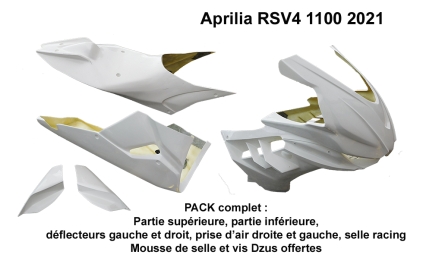 Pack carénage Sebimoto APRILIA RSV4 2021 2024;APRILIA RSV4 FACTORY 2021 2026