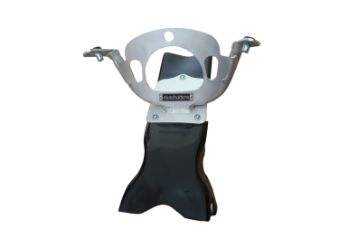 Support de carénage avant Alluminium avec prise d'air gelcoat noir