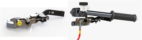 Maitre cylindre arrière au pouce