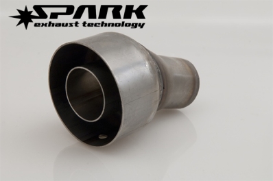 Chicane pour silencieux rond - d. 57,5 d.32 21°