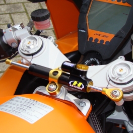 Kit montage pour amortisseur de direction Hyperpro KTM RC8 2008 2010;KTM RC8 2011 2014