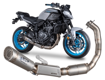 Ligne complète homologuée Euro5+ YAMAHA MT 07 (21-25) Xsr 700 (21-24) Euro5, Euro5+