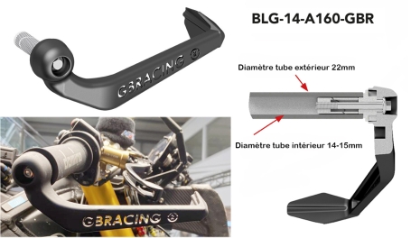 Protection levier de frein diam.14 GB RACING