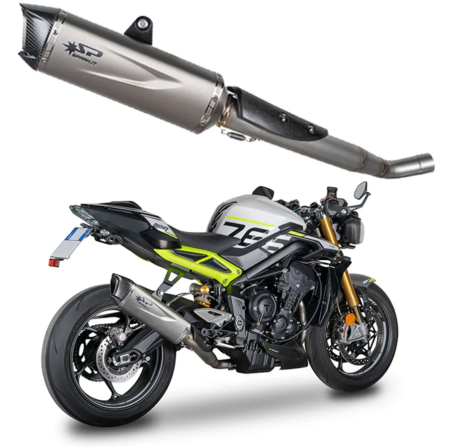 3/4 ligne racing  + silencieux TRIUMPH STREET TRIPLE 765 (20-22) RS / R / S