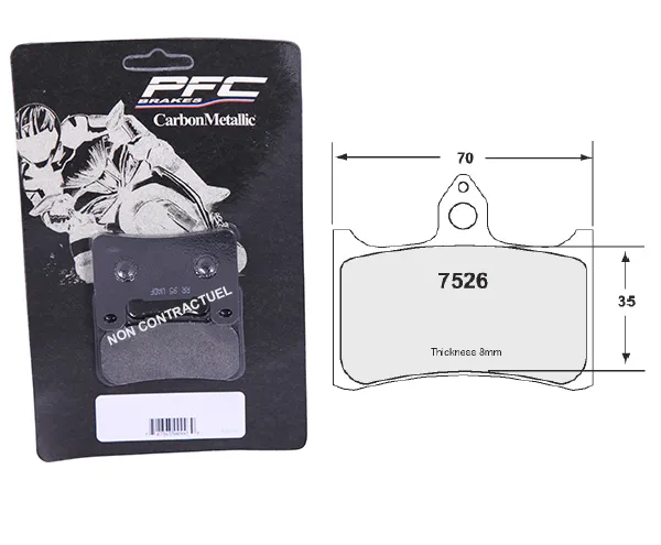 Plaquette de frein type 95 : utilisation circuit et route