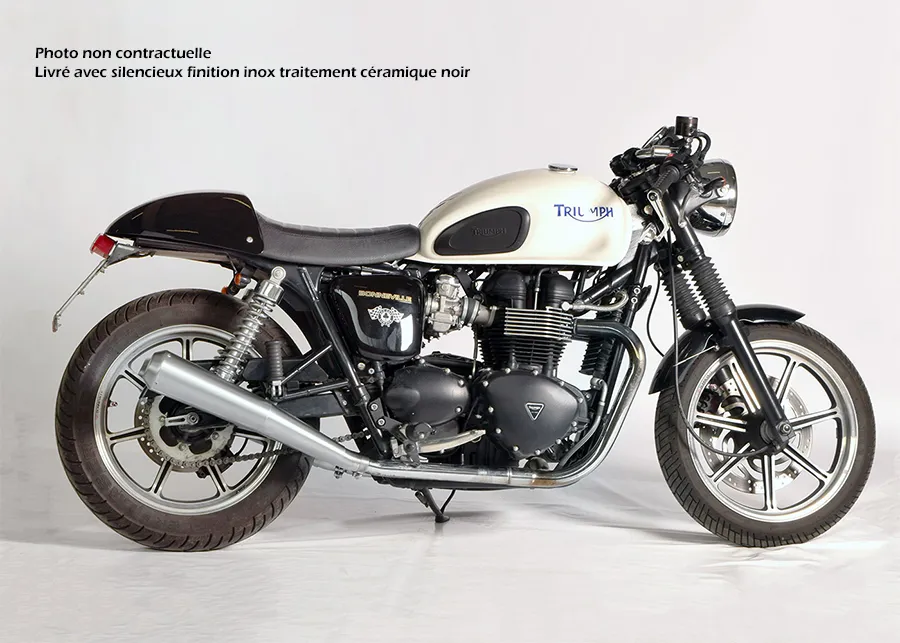 Echappement homologué Spark TRIUMPH BONNEVILLE T100 2014 2015