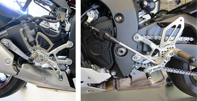 Commandes reculées SBK