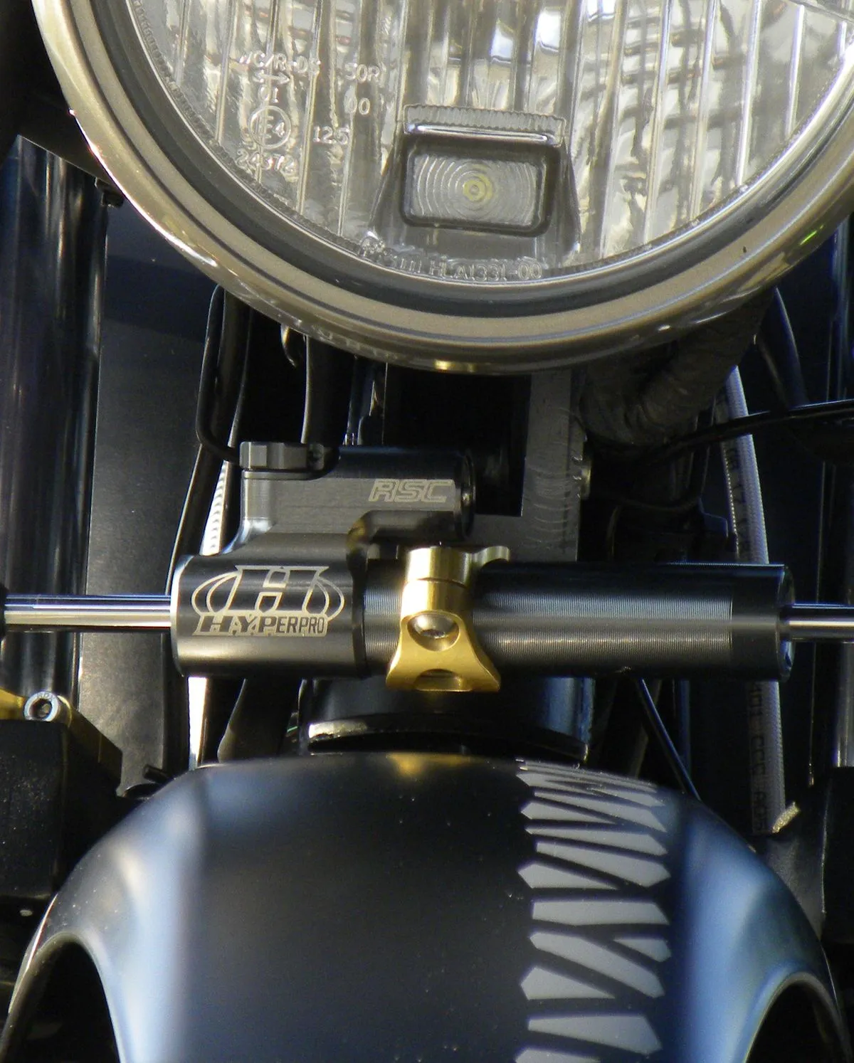 Kit montage pour amortisseur de direction Hyperpro ROYAL ENFIELD HIMALAYAN 411 2016 2020