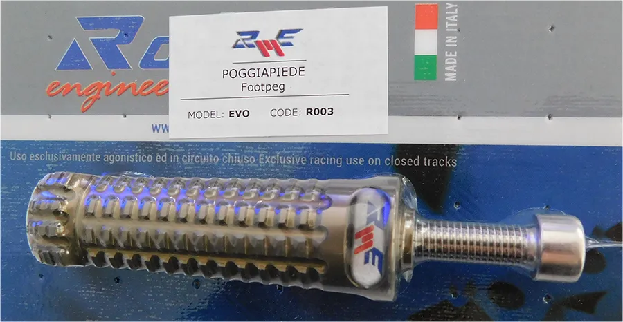 Repose pieds pour commandes reculées Robby Moto Evo droit