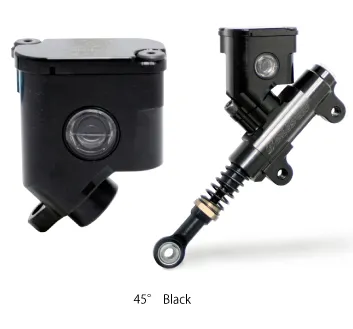 Réservoir liquide de frein alu usiné, inclinaison 45°