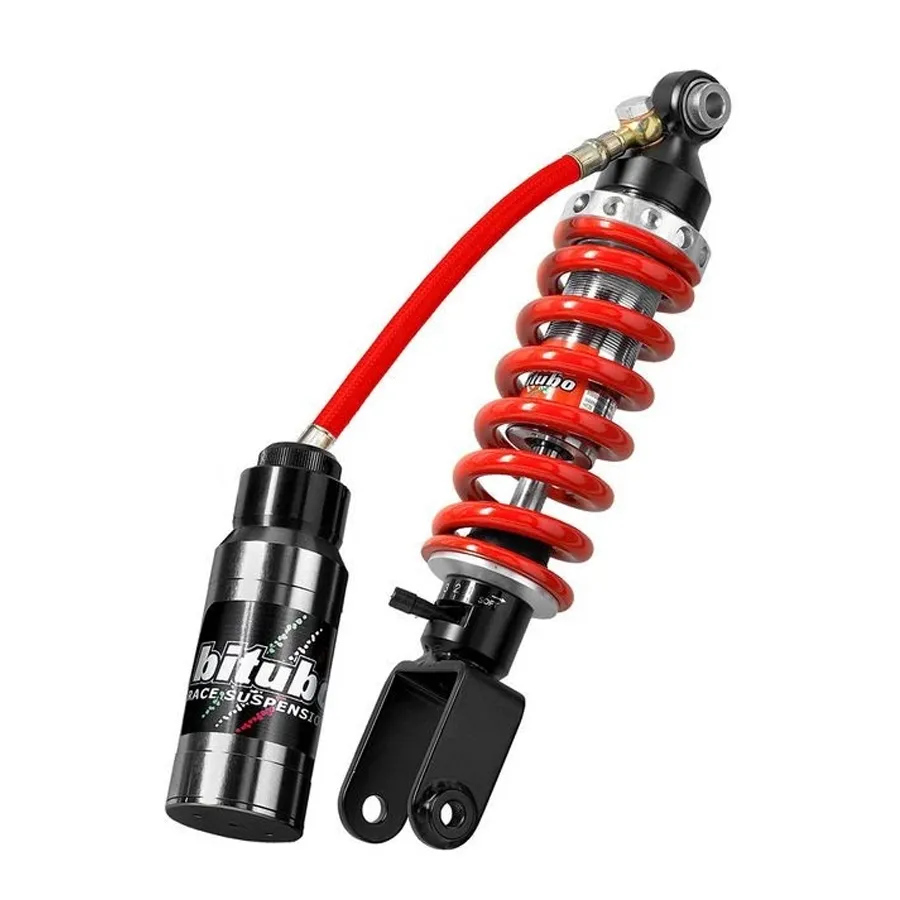 Amortisseur arrière avec réservoir séparé monté sur flexible WXM0