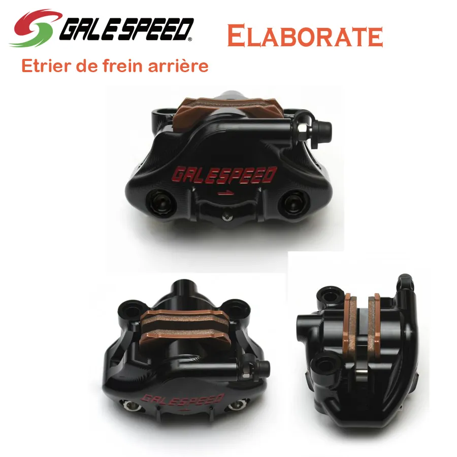 Etrier de frein arrière RADIAL, modèle ELABORATE, piston diam.30