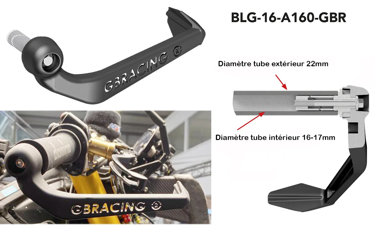 Protection levier de frein  #BLG-18-A160-GBR
