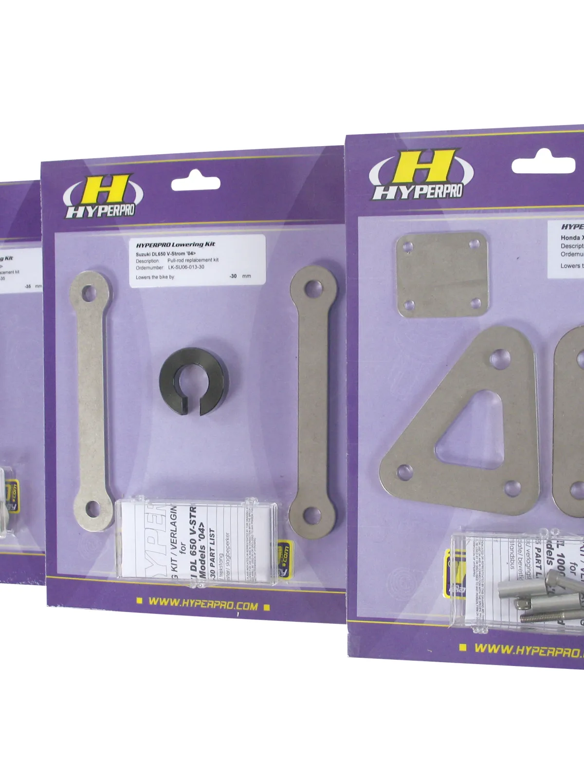 Combi kit d'abaissement ressorts de fourche et ressort arrière