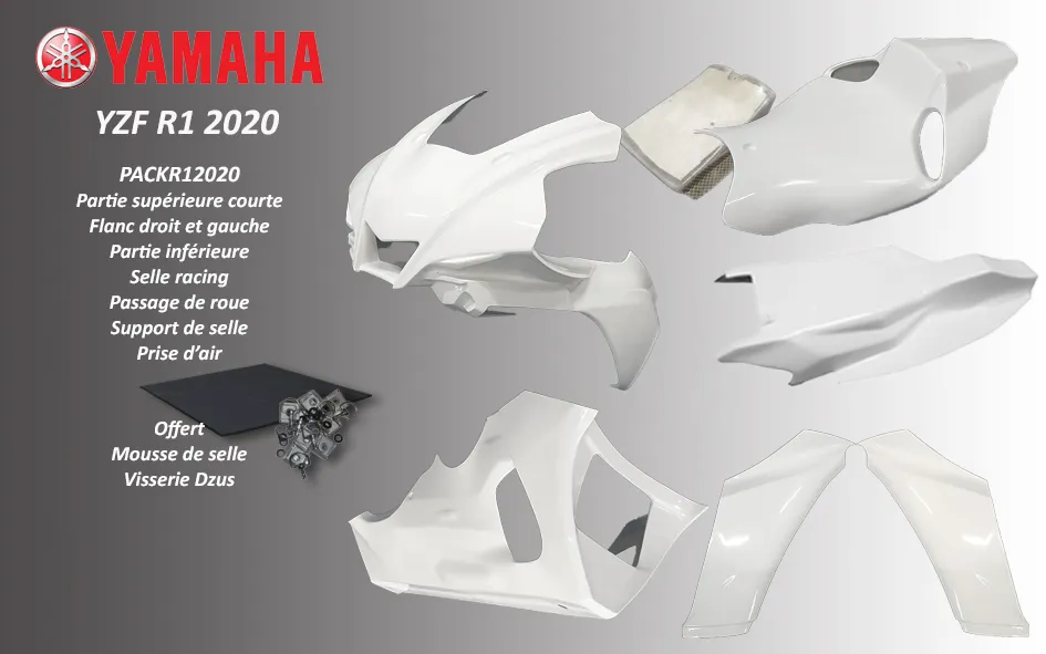 Ensemble pack carénage.