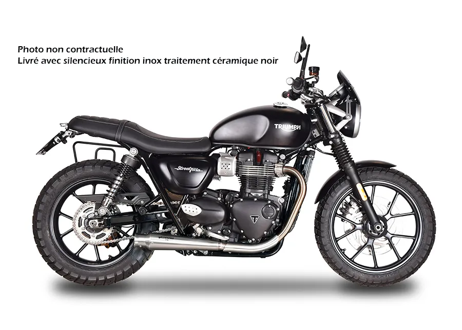 Echappement homologué Spark TRIUMPH STREET TWIN 2016 2026