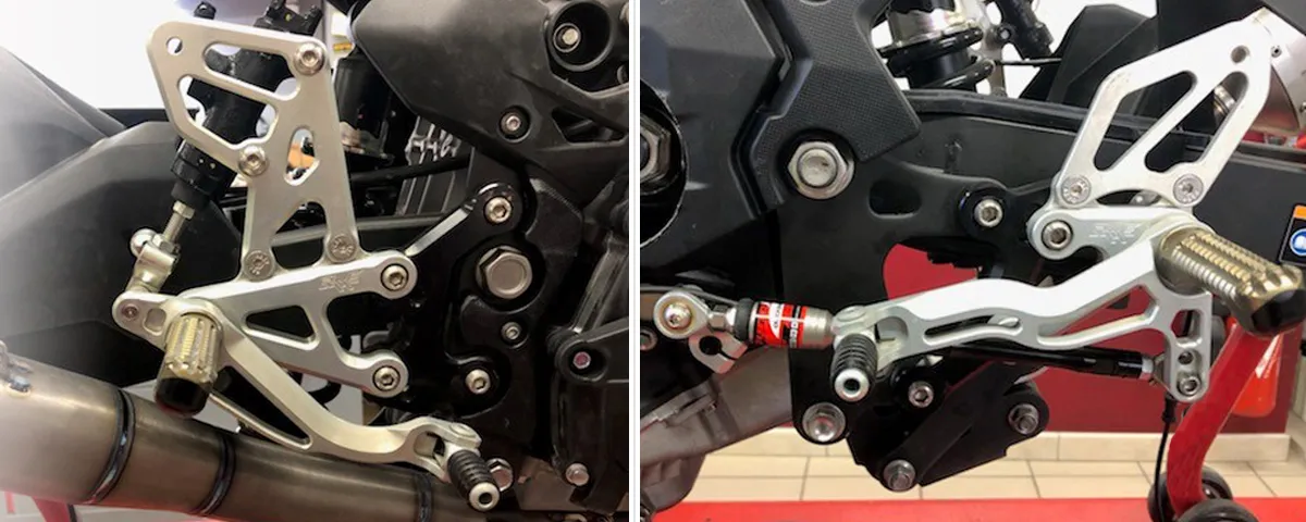 Commandes reculées Robby Moto modèle EVO KAWASAKI NINJA 400 2018 2026
